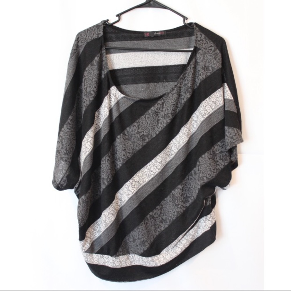 HEARTSOUL Striped Tee Shirt 3X